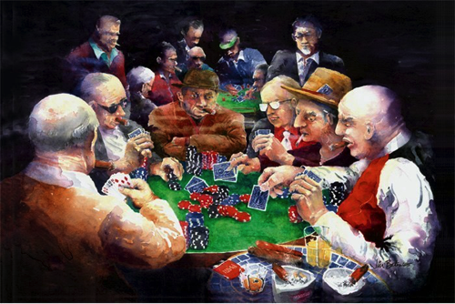 Poker with the Boys
21 x 29” - SOLD 12 x 18” Matted
Giclée Print - $45 Poker with the Boys
21 x 29” - SOLD 12 x 18” Matted
Giclée Print - $45